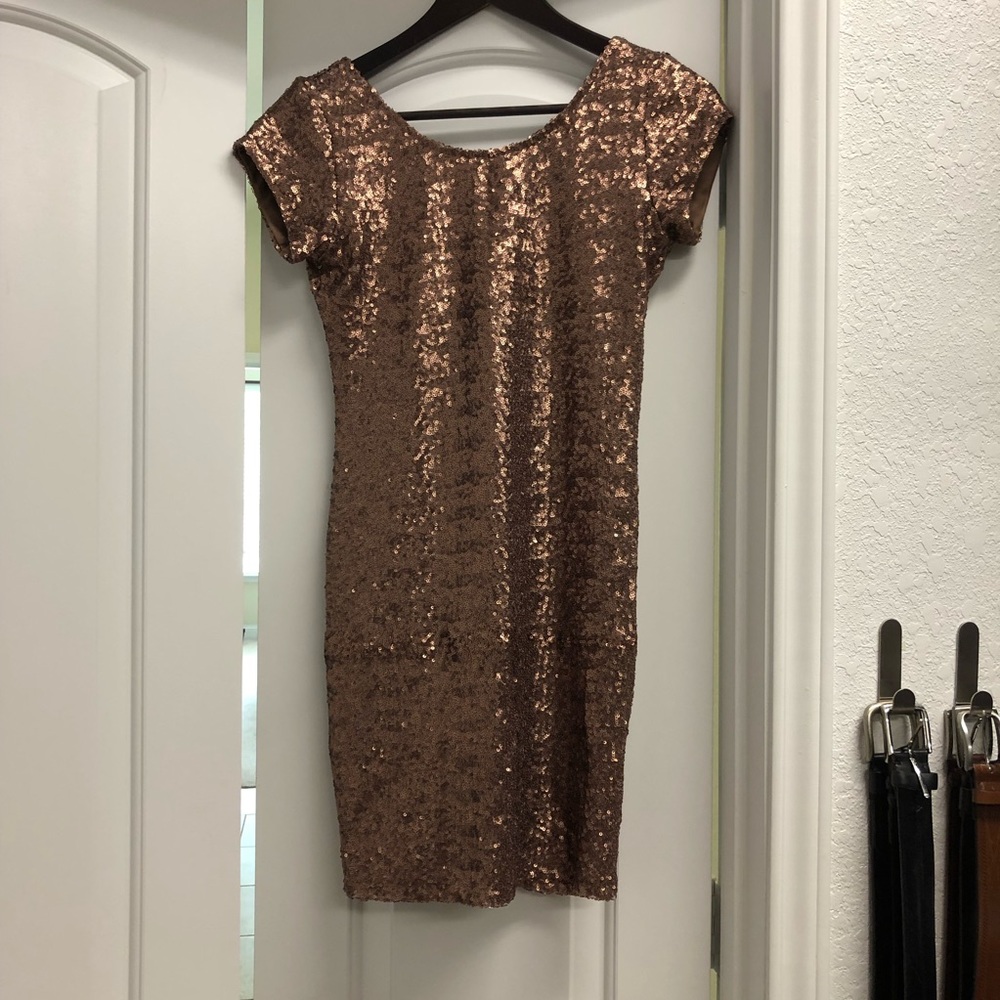 Free People Backstage Fever Sequin Mini Dress